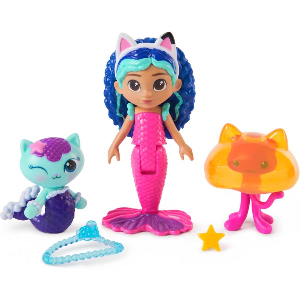 مجموعة ألعاب غابي للدمى، حوض أسماك، أصدقاء، للجنسين، 3-4 سنوات