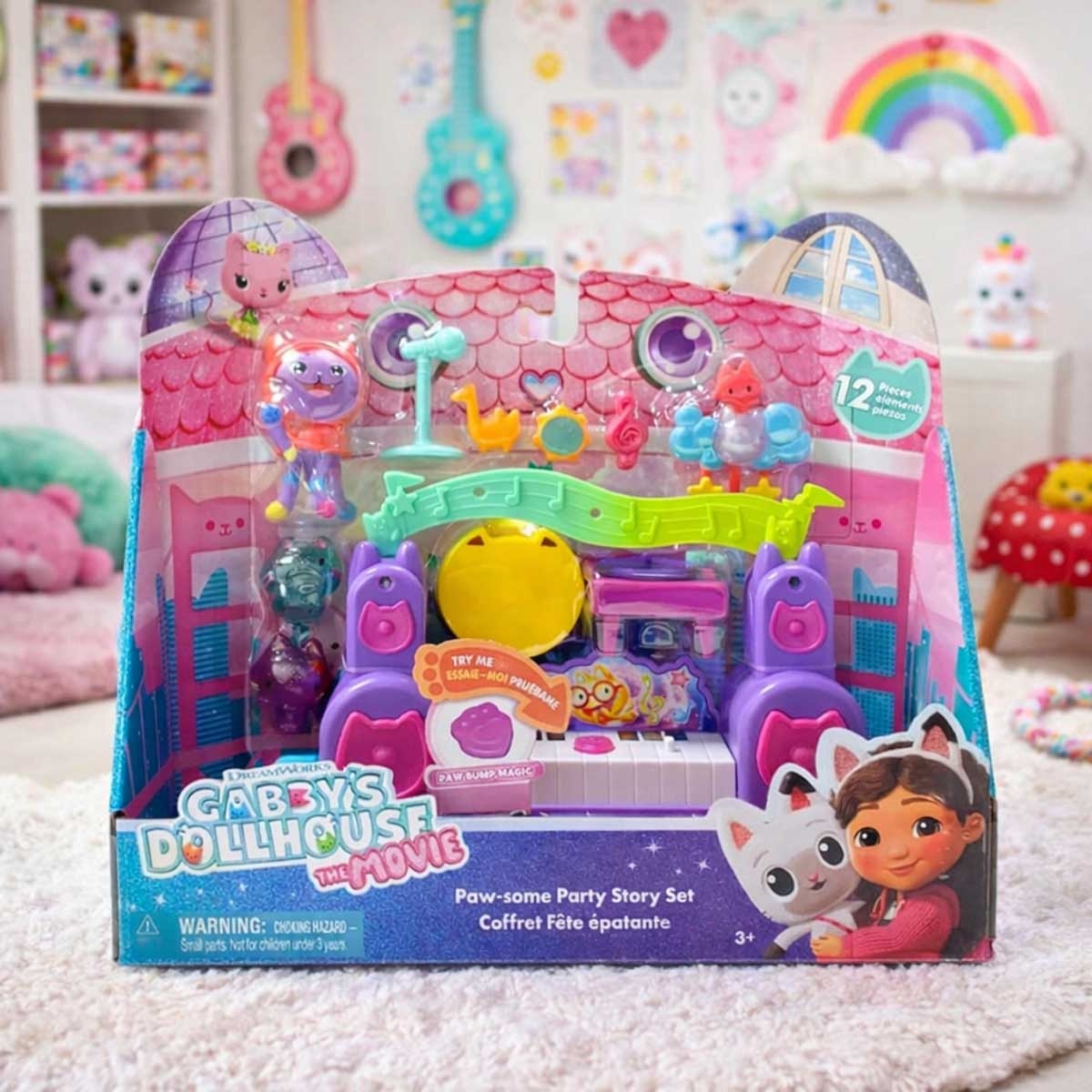 مجموعة ألعاب "غابي" لقصة حفلة رائعة، مناسبة للجنسين، من 3 إلى 4 سنوات