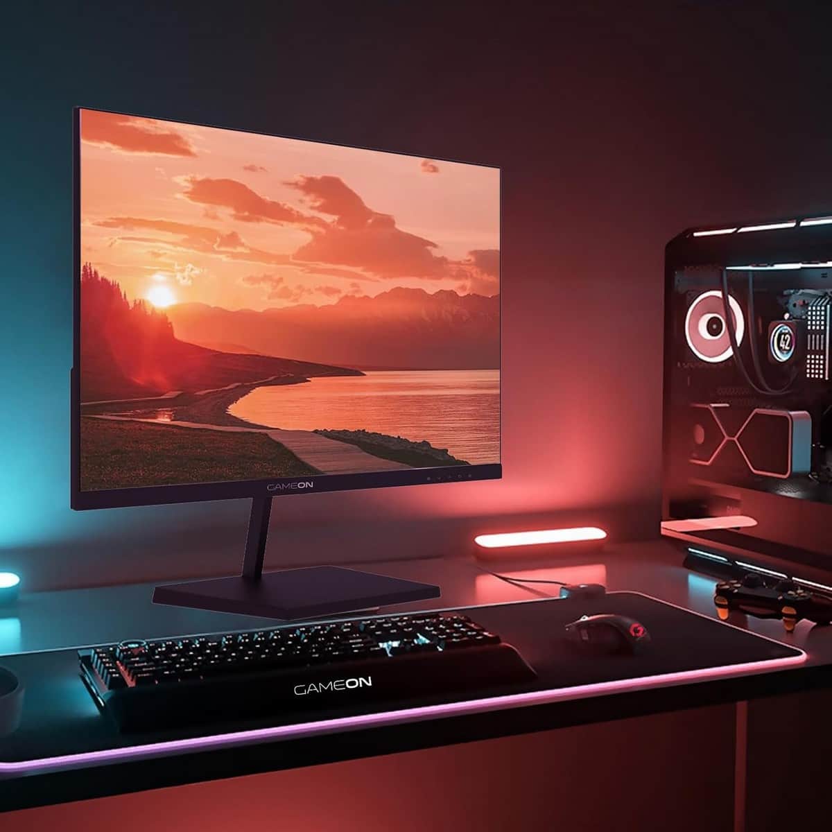 Game On 24" GB24F100 Basic Series FHD 100Hz 0.5ms VA Gaming Monitor