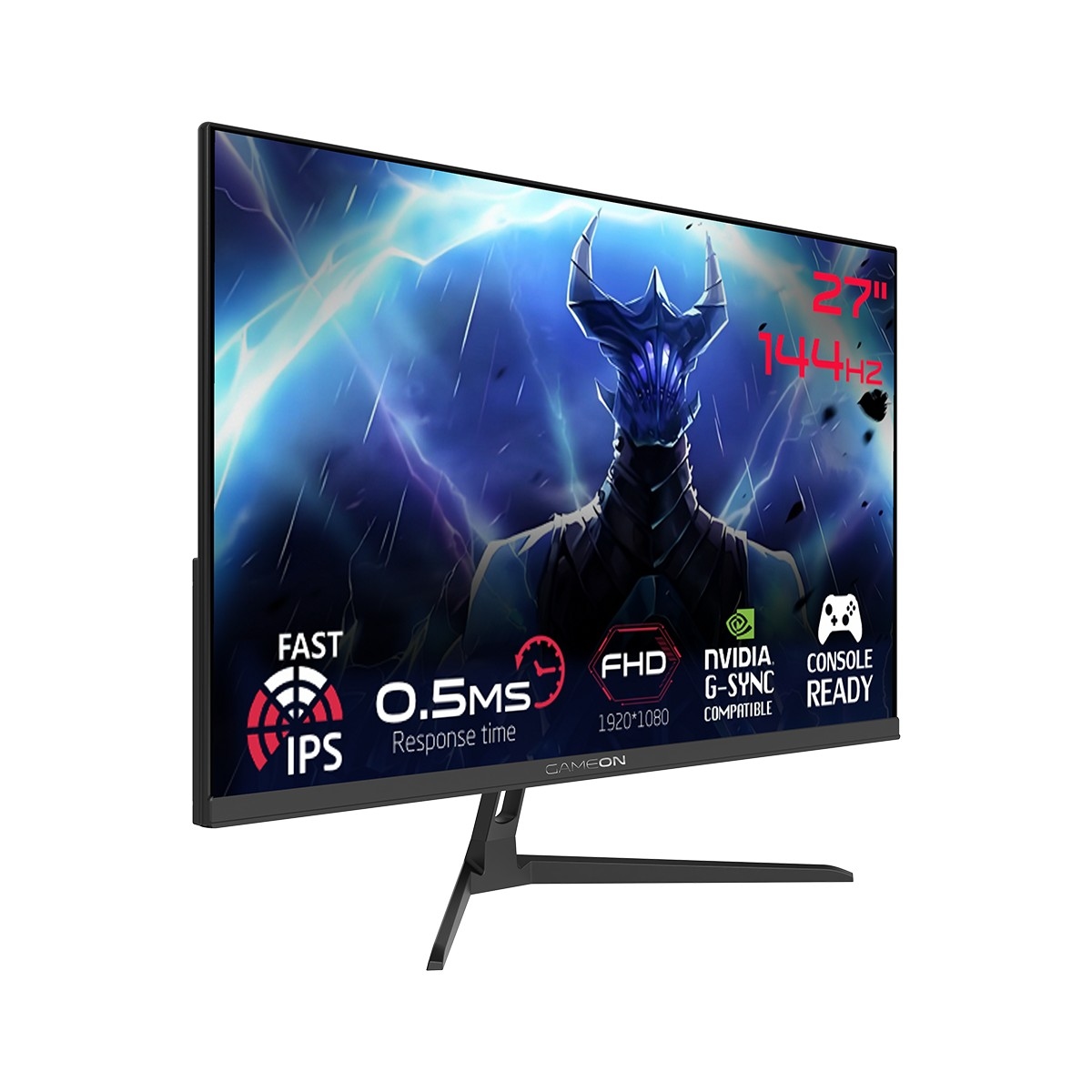 Game On 27" GOES27FHD144IPS Essential Series FHD 144Hz 0.5ms Fast IPS Gaming Monitor