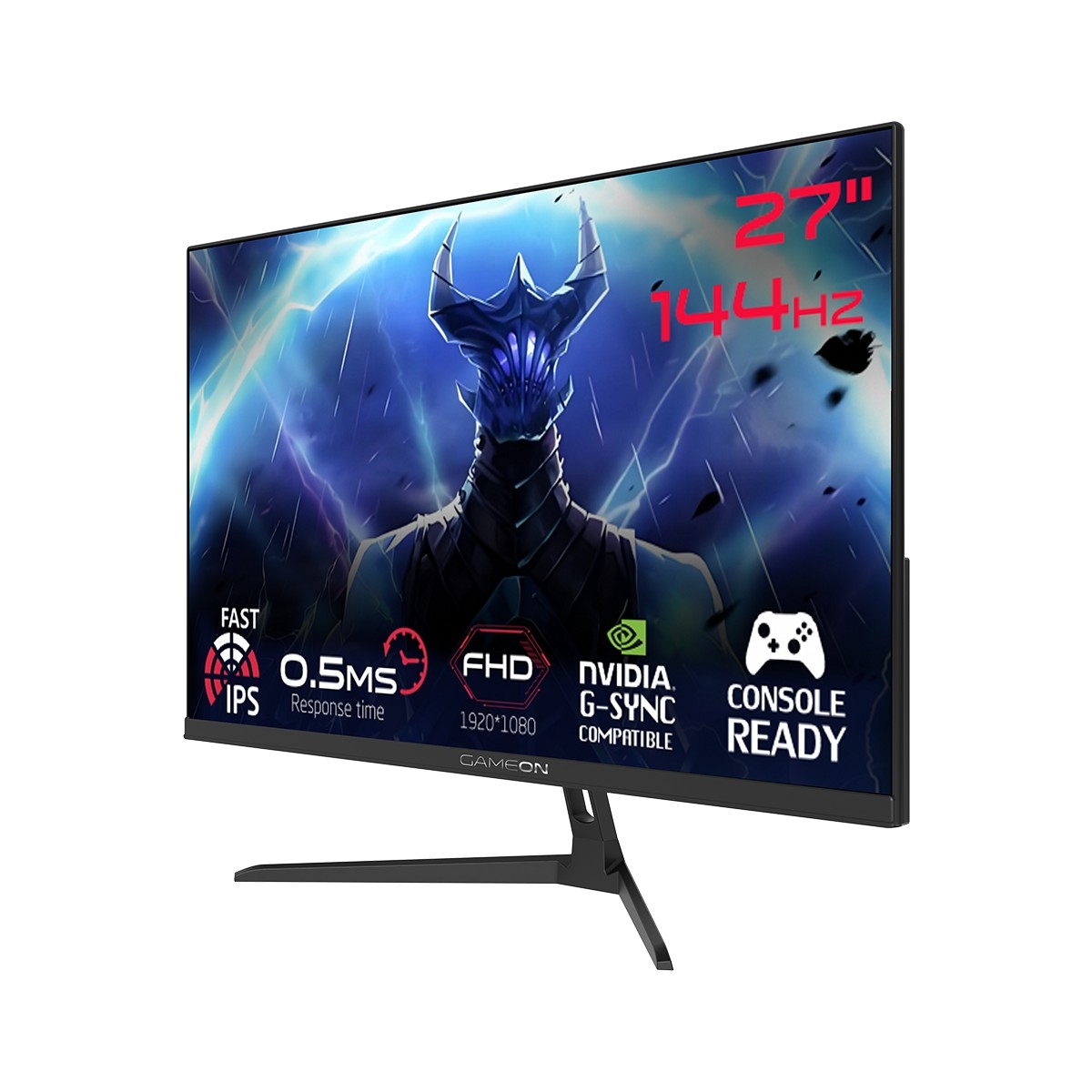 Game On 27" GOES27FHD144IPS Essential Series FHD 144Hz 0.5ms Fast IPS Gaming Monitor