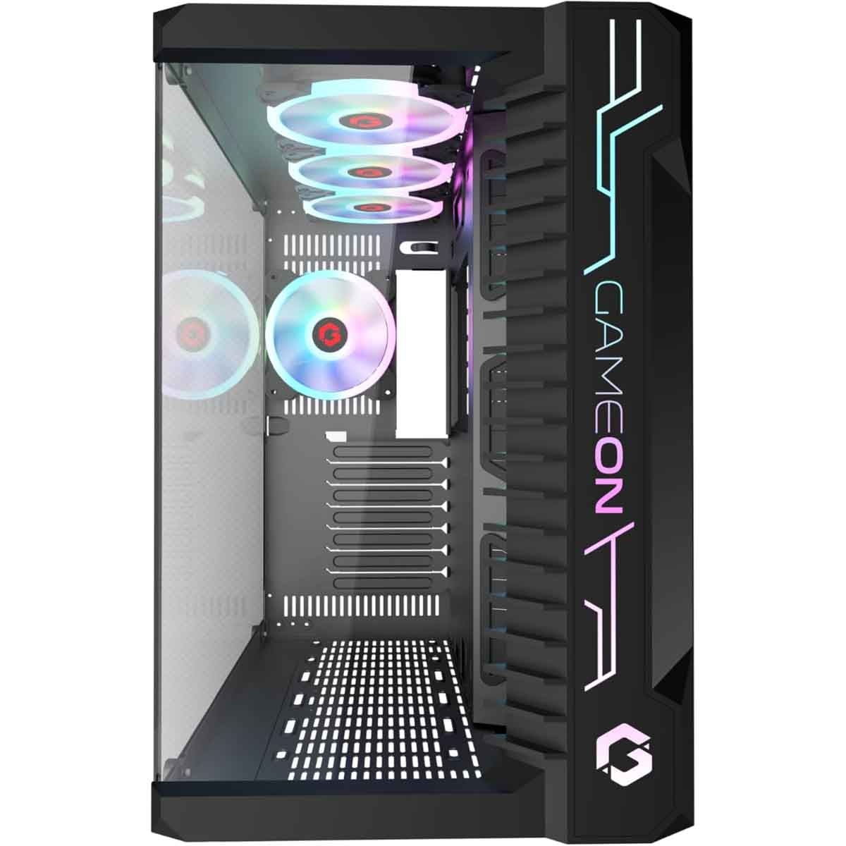 Game On Emperor Midnight III Series Mid Tower Gaming PC Case