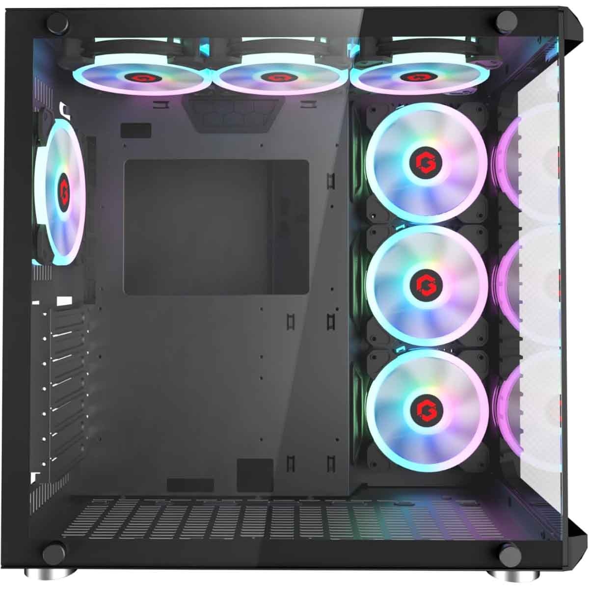 Game On Emperor Midnight III Series Mid Tower Gaming PC Case