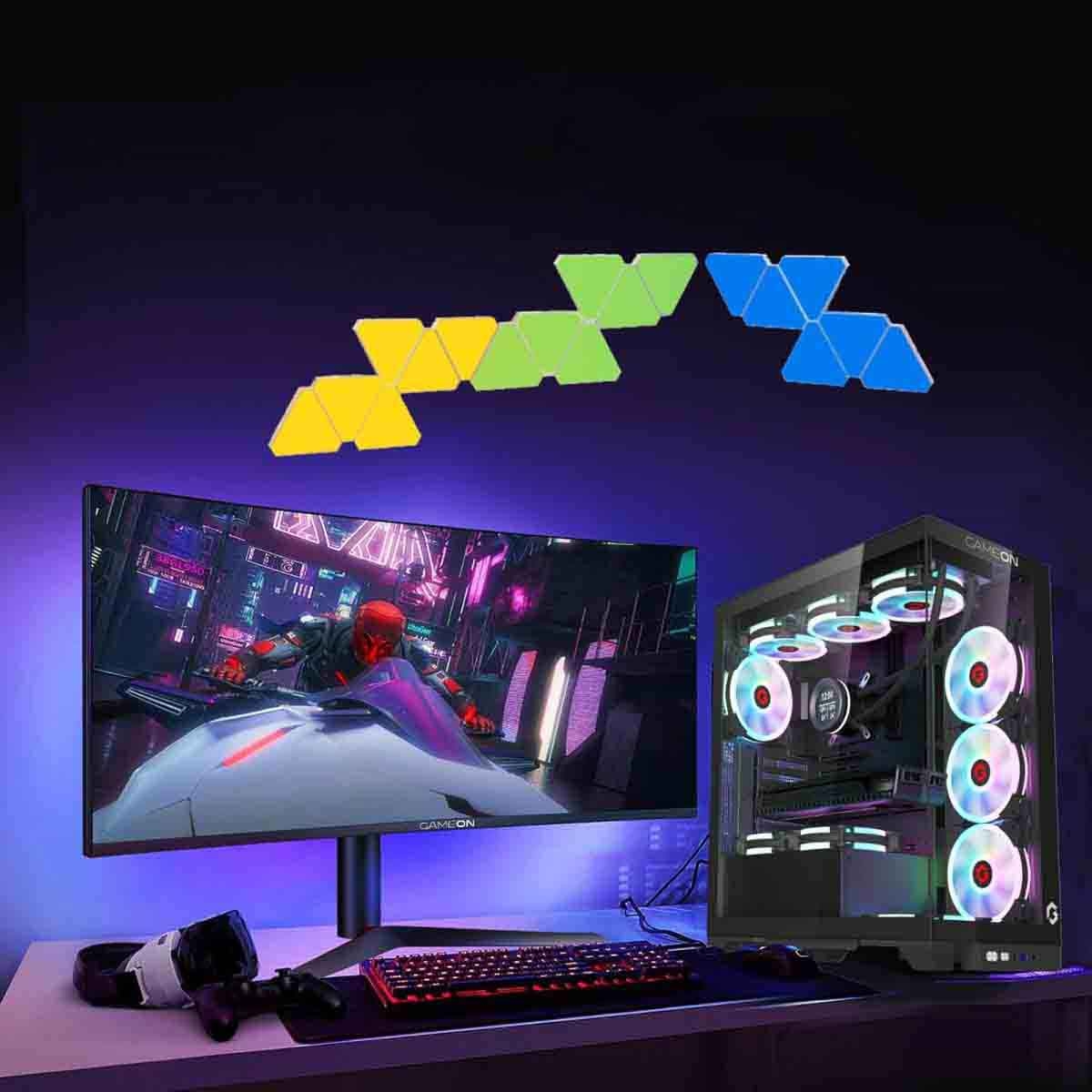 Game On Black Emperor Midnight IV Series Mid Tower Gaming PC Case