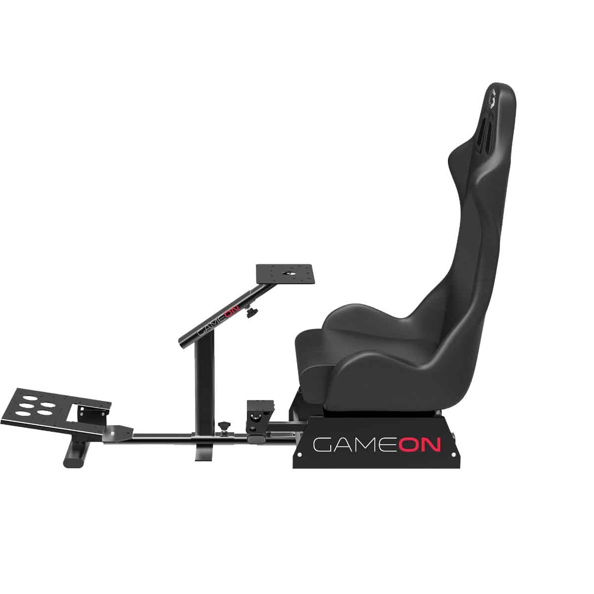 Game On Black GOMPR-5091 Master Pro Racing Gaming Simulator Cockpit