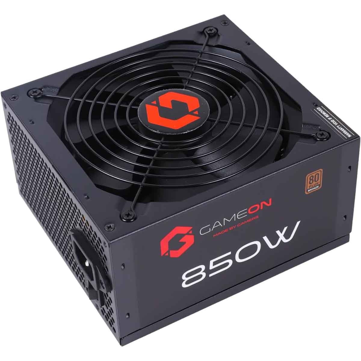 جيم أون مزود طاقة للألعاب SPY2 بقدرة 850 واط بمعيار 80 Plus Bronze باللون الأسود
