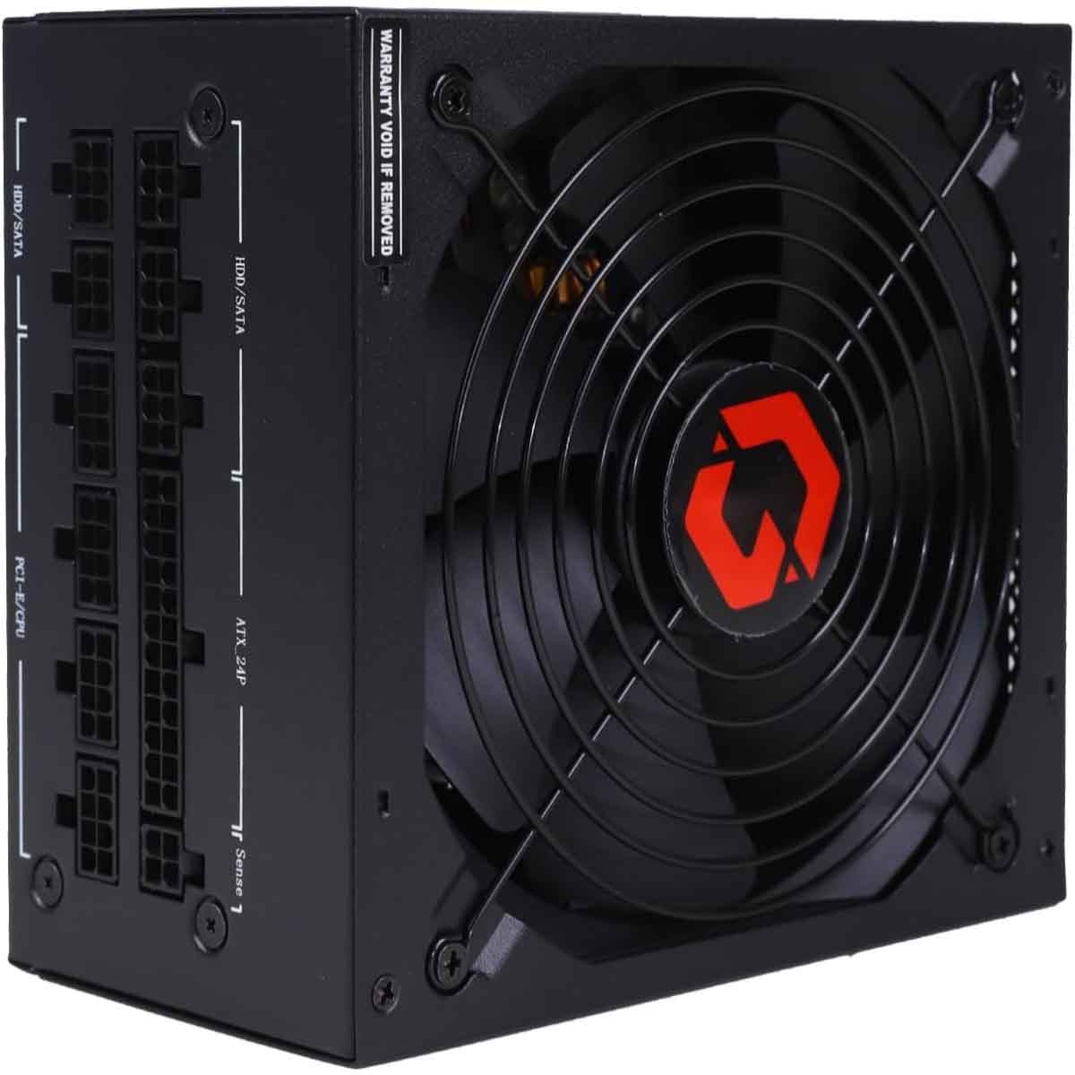 Game On Black SPY2 850 Watts 80 Plus Bronze Gaming Power Supply