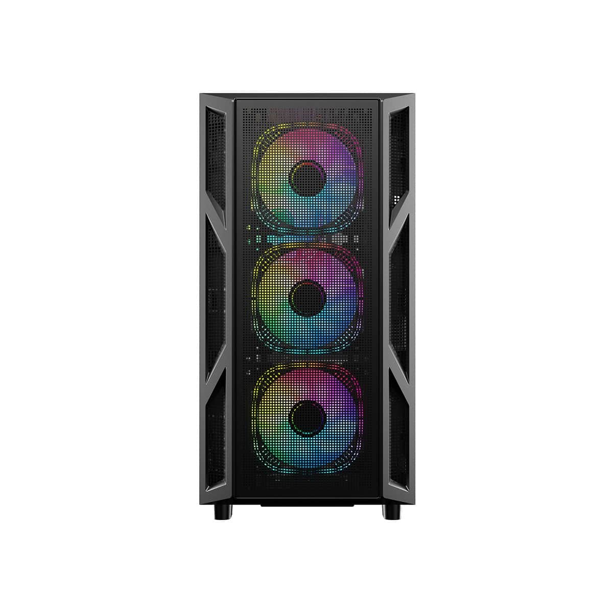 جيم أون كيس ألعاب Trident IV-M Powerforge Series ميد تاور مع مزود طاقة 750W باللون الأسود