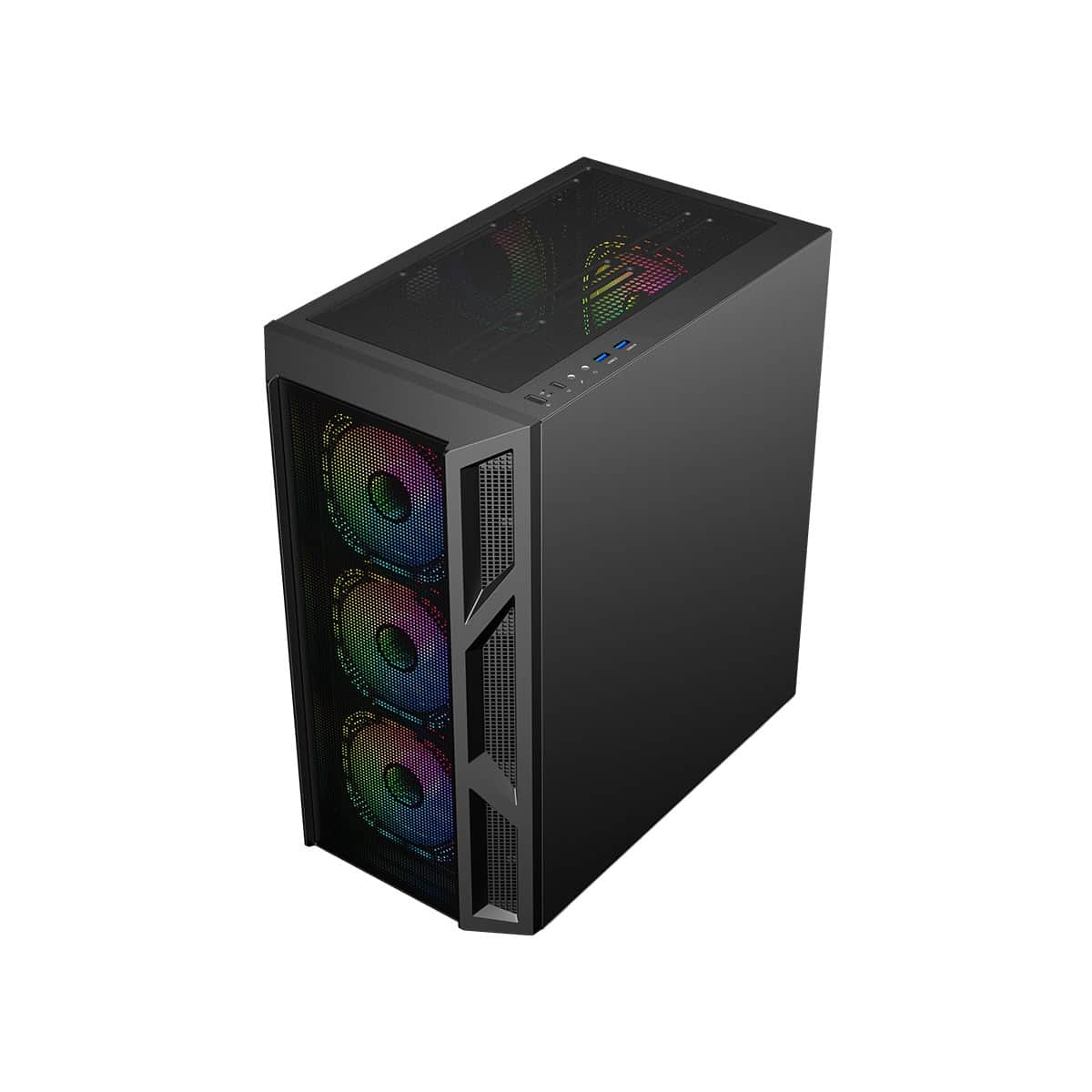 جيم أون كيس ألعاب Trident IV-M Powerforge Series ميد تاور مع مزود طاقة 750W باللون الأسود