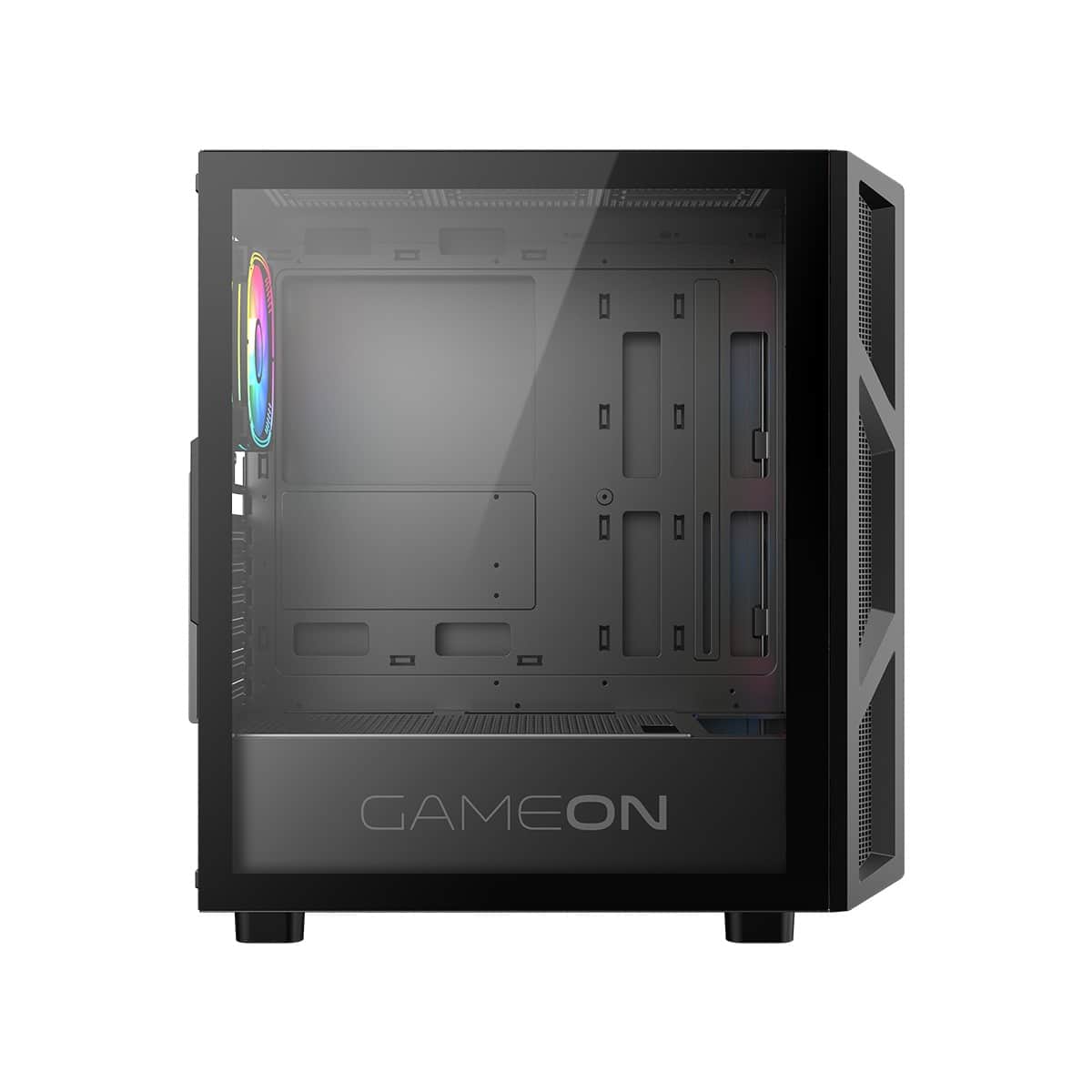 جيم أون كيس ألعاب Trident IV-M Powerforge Series ميد تاور مع مزود طاقة 750W باللون الأسود