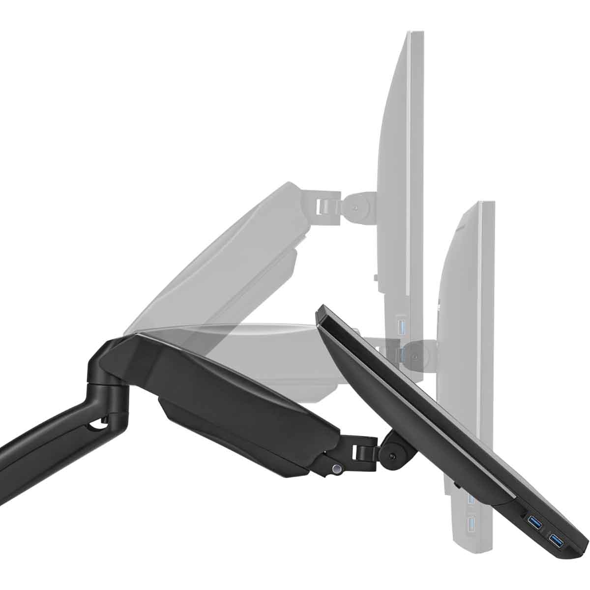 جيم أون حامل شاشتين جداري بنظام نابض مساعد GO-5008 اقتصادي