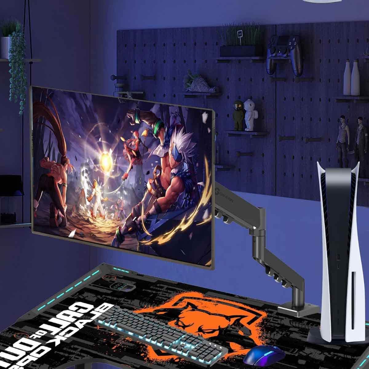Game On GO-5500 Gas Mechanical Spring Monitor Arm Stand