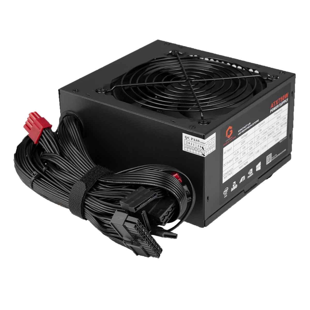 Game On SPY2 750 Watts 80 Plus Bronze Gaming Power Supply Unit
