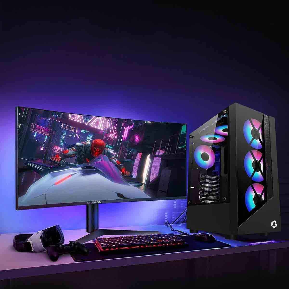 Game On Trident II G-Series Mid Tower Gaming PC Case