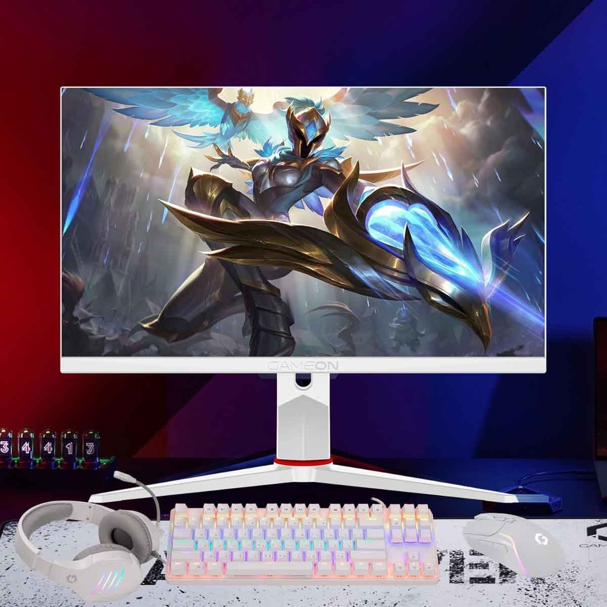 Game On VIPER XA Artic Series All-In-One Gaming Bundle