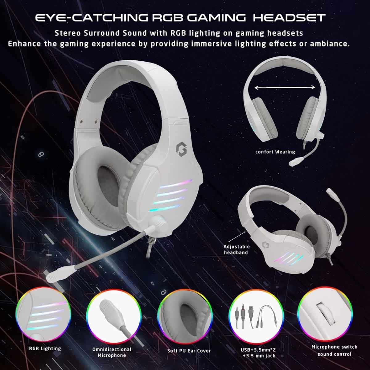 Game On VIPER XA Artic Series All-In-One Gaming Bundle