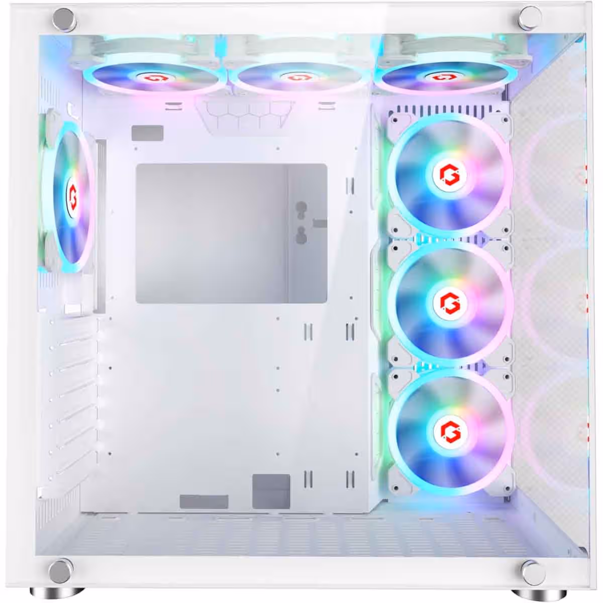 Game On Emperor Midnight II Series Mid Tower Gaming PC Case