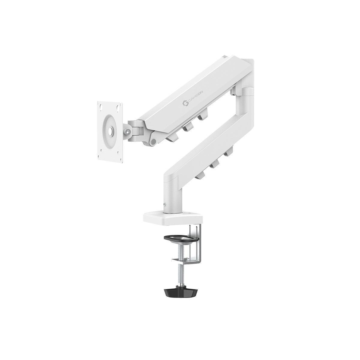 Game On White GO-5501 Gas Mechanical Spring Single Monitor Arm