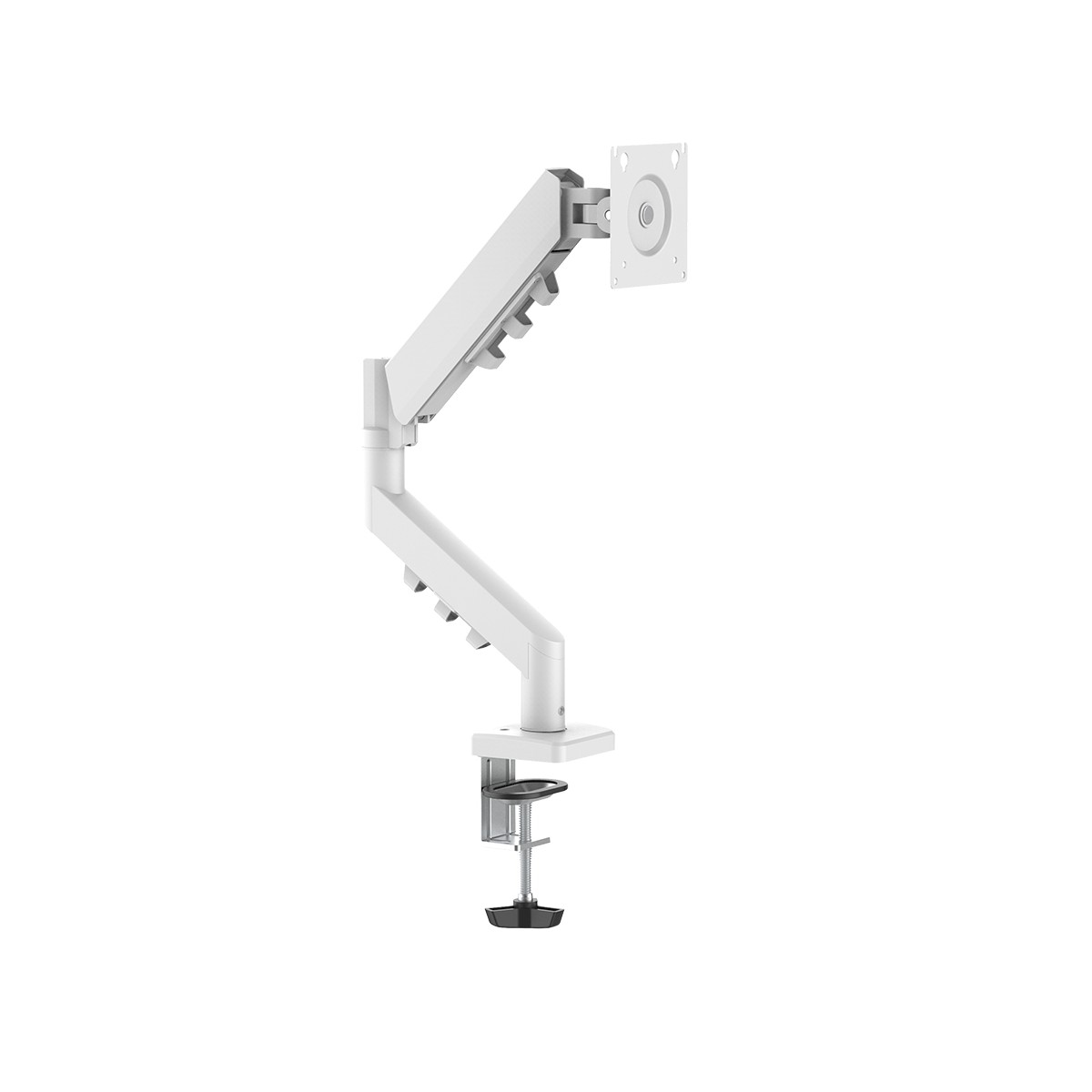 Game On White GO-5501 Gas Mechanical Spring Single Monitor Arm