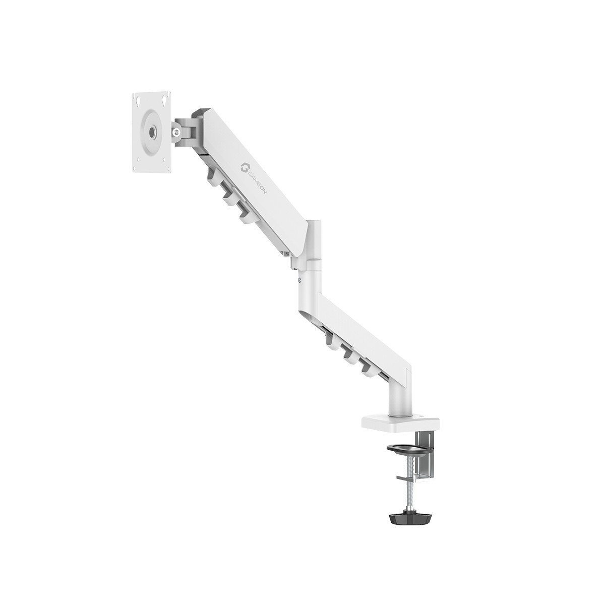 Game On White GO-5501 Gas Mechanical Spring Single Monitor Arm