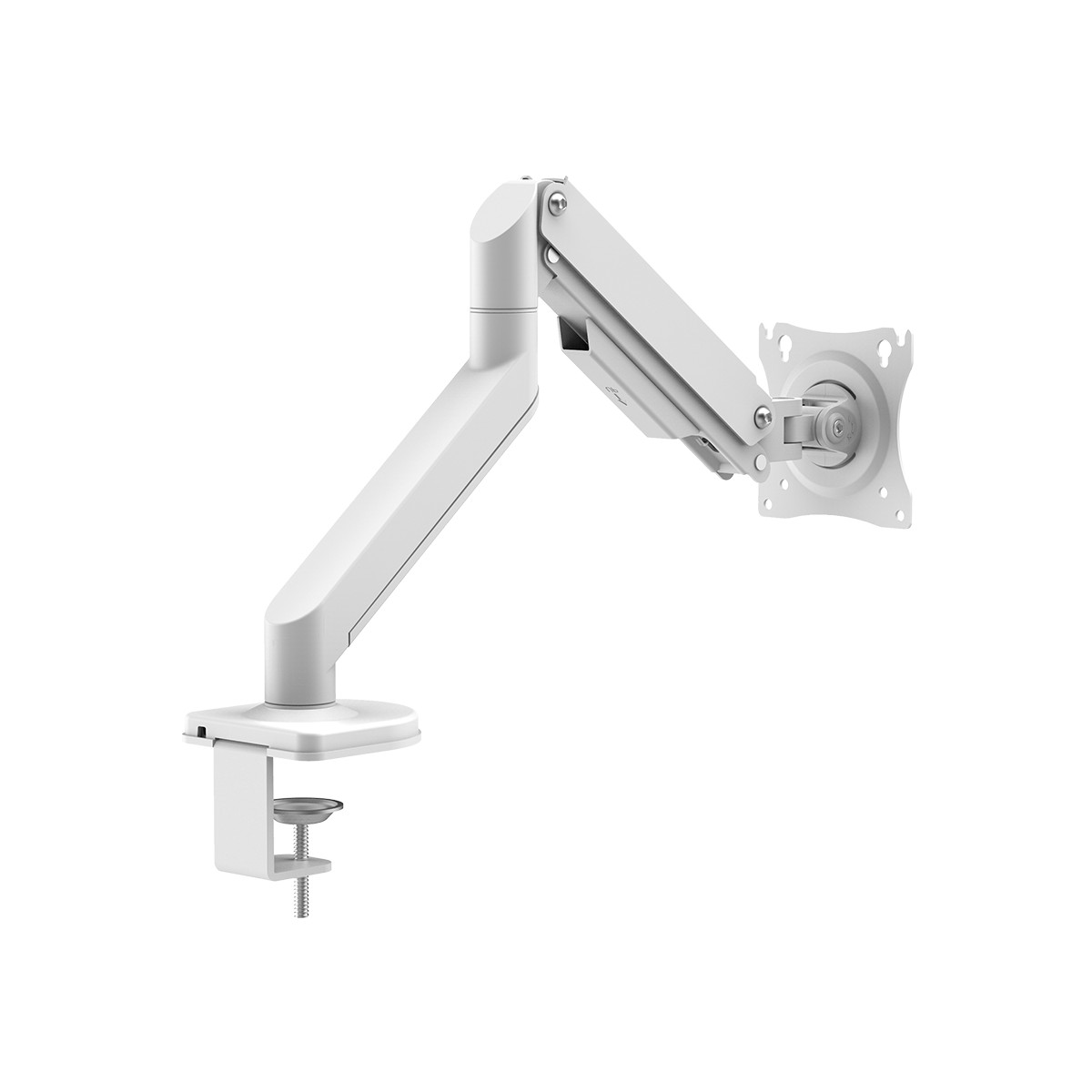 Game On White GO-5600 Gas Mechanical Spring Single Monitor Arm