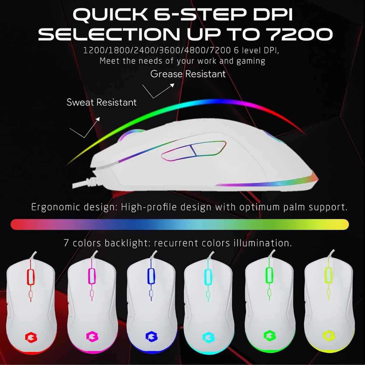 Game On White GO-CYPHERW-XL All-In-One Gaming Bundle