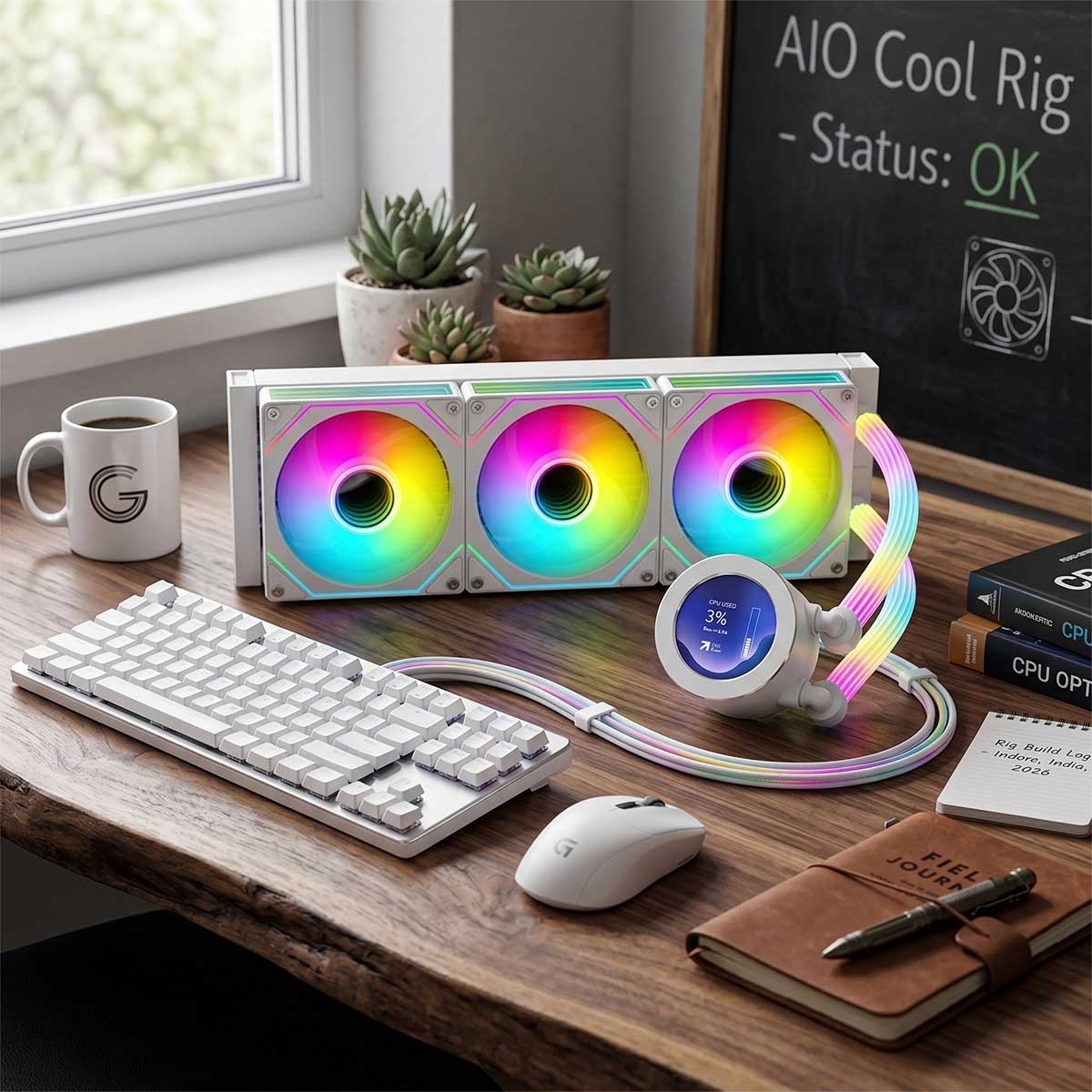 Game On Kraken 360mm Temperature Display Liquid CPU Cooler