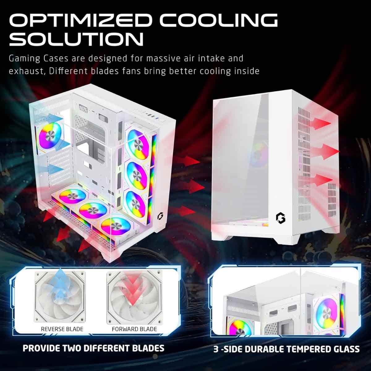 Game On Valkyrie I Series Mid Tower Gaming PC Case