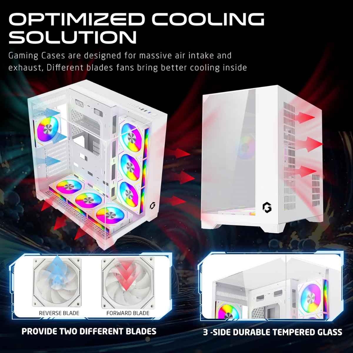 Game On Valkyrie I Series Mid Tower Gaming PC Case