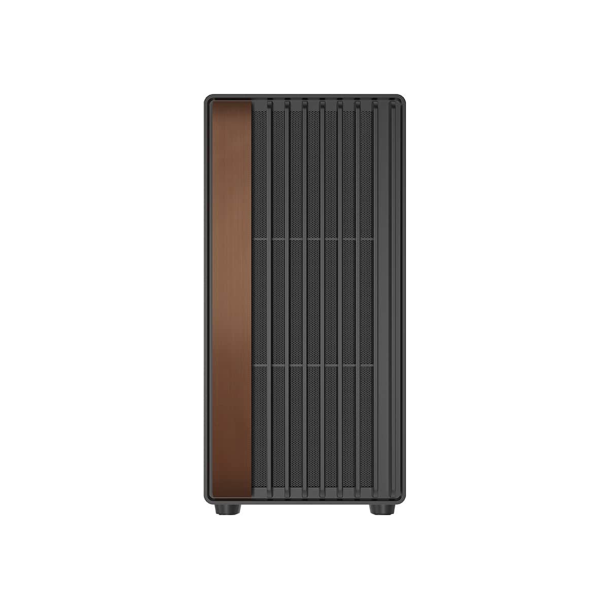 Game On Wood/Black Timber Midnight Series ARGB PWM Mid Tower Gaming PC Case