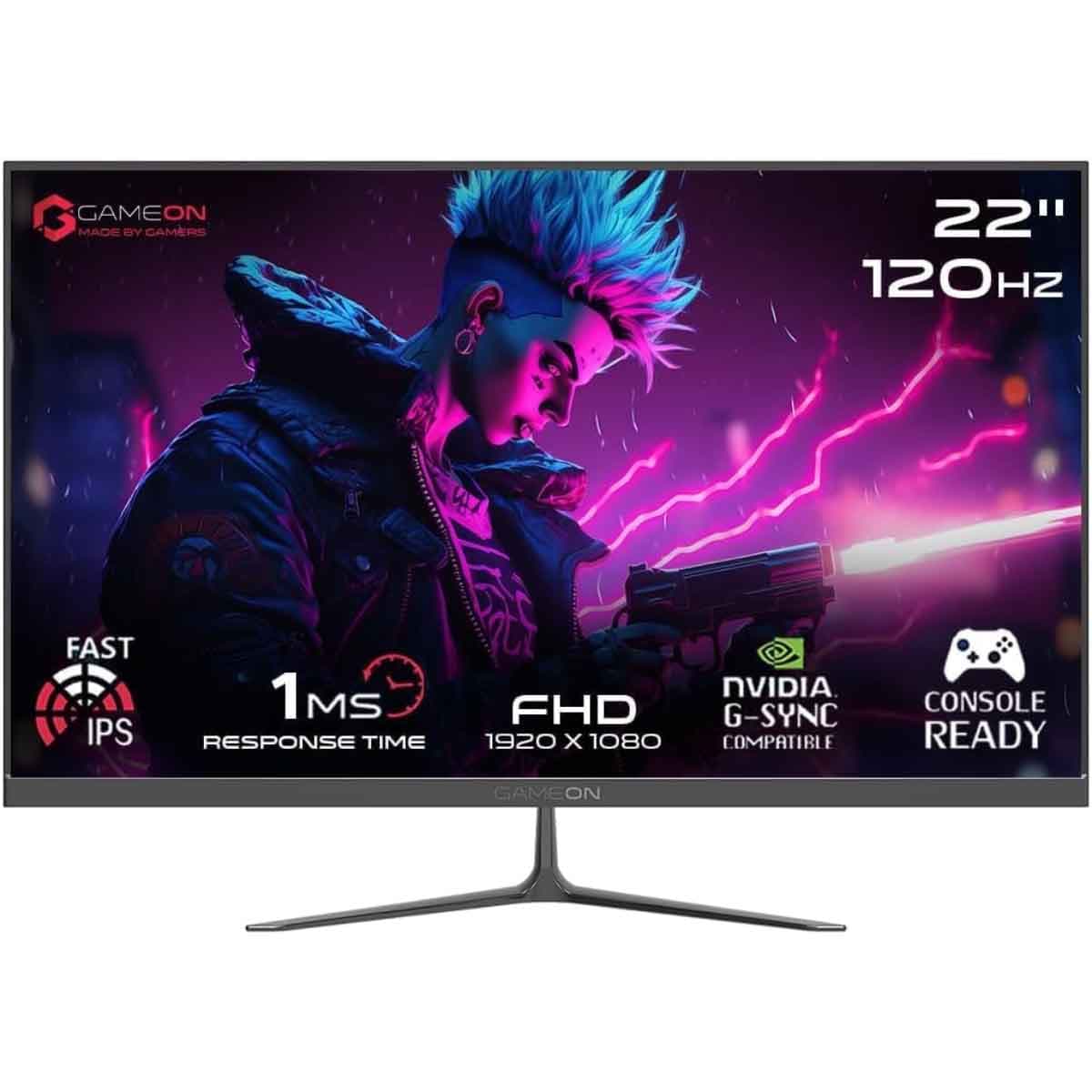 جيم أون شاشة ألعاب FHD بحجم 22" 120Hz IPS