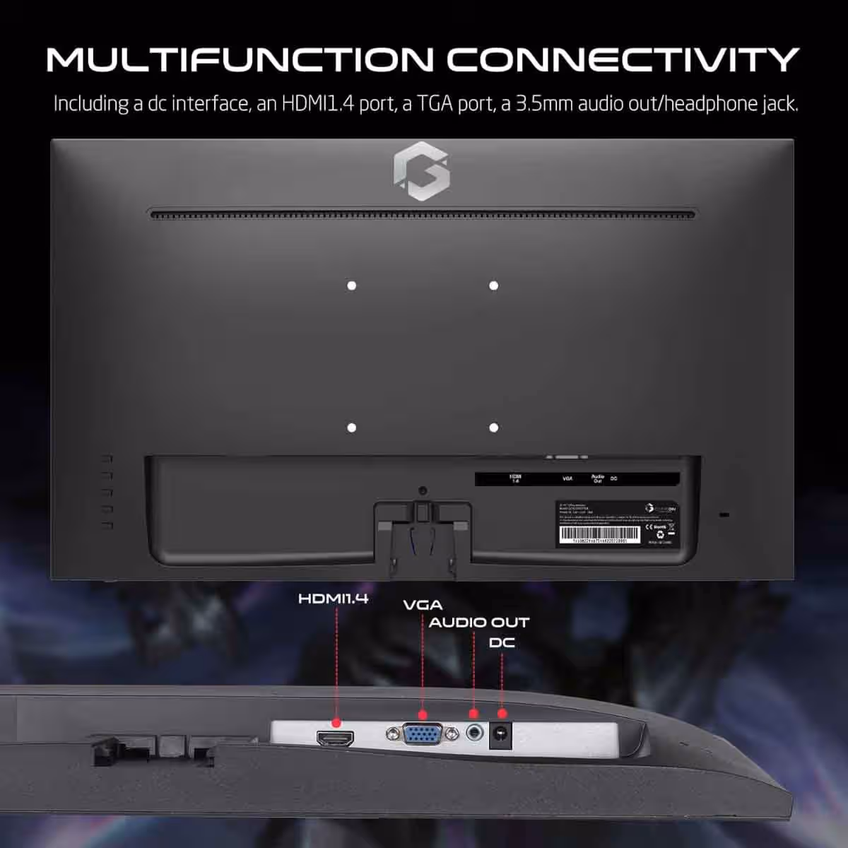 Game On 22" GOB22FHD75VA FHD 75Hz VA Gaming Monitor