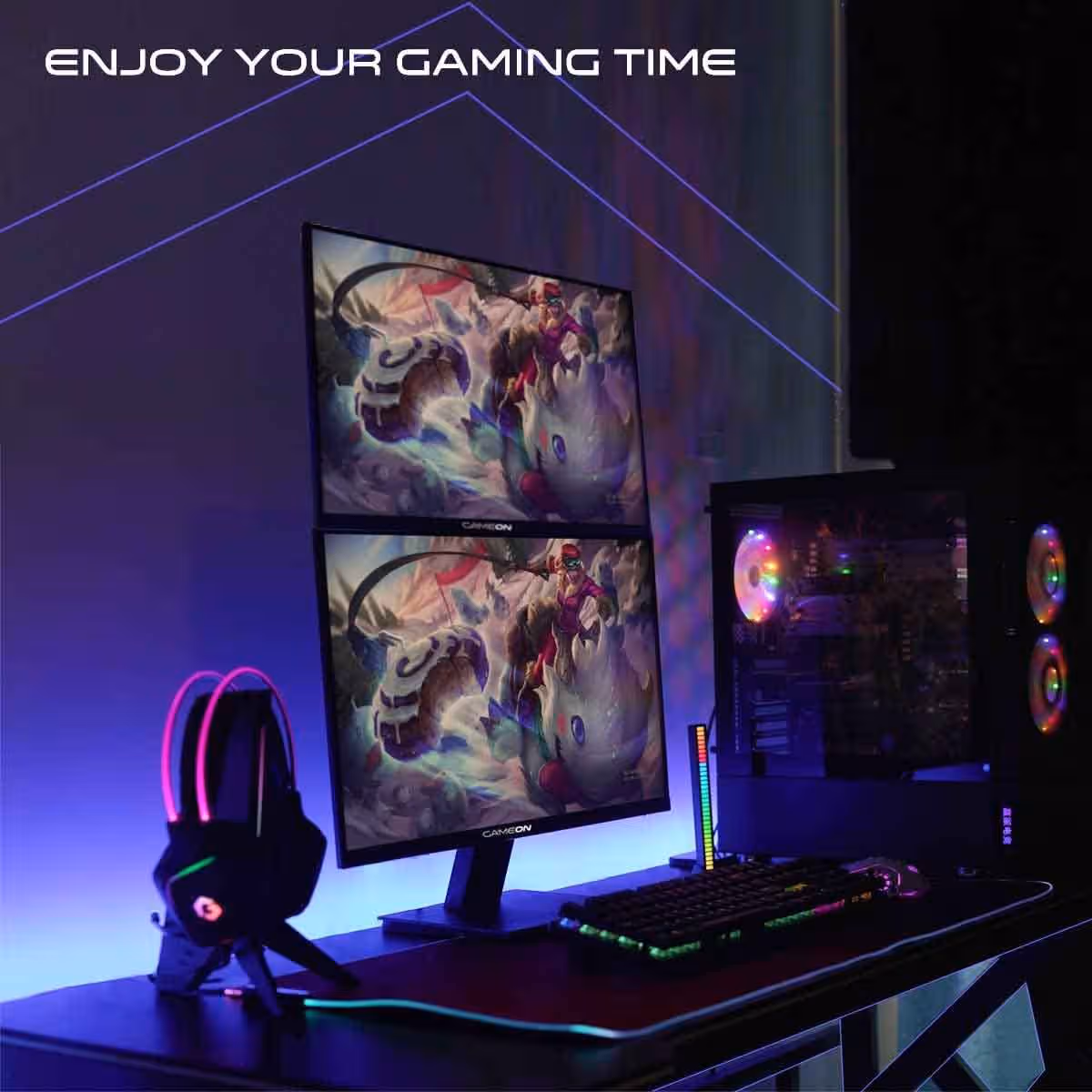 Game On 22" GOB22FHD75VA FHD 75Hz VA Gaming Monitor