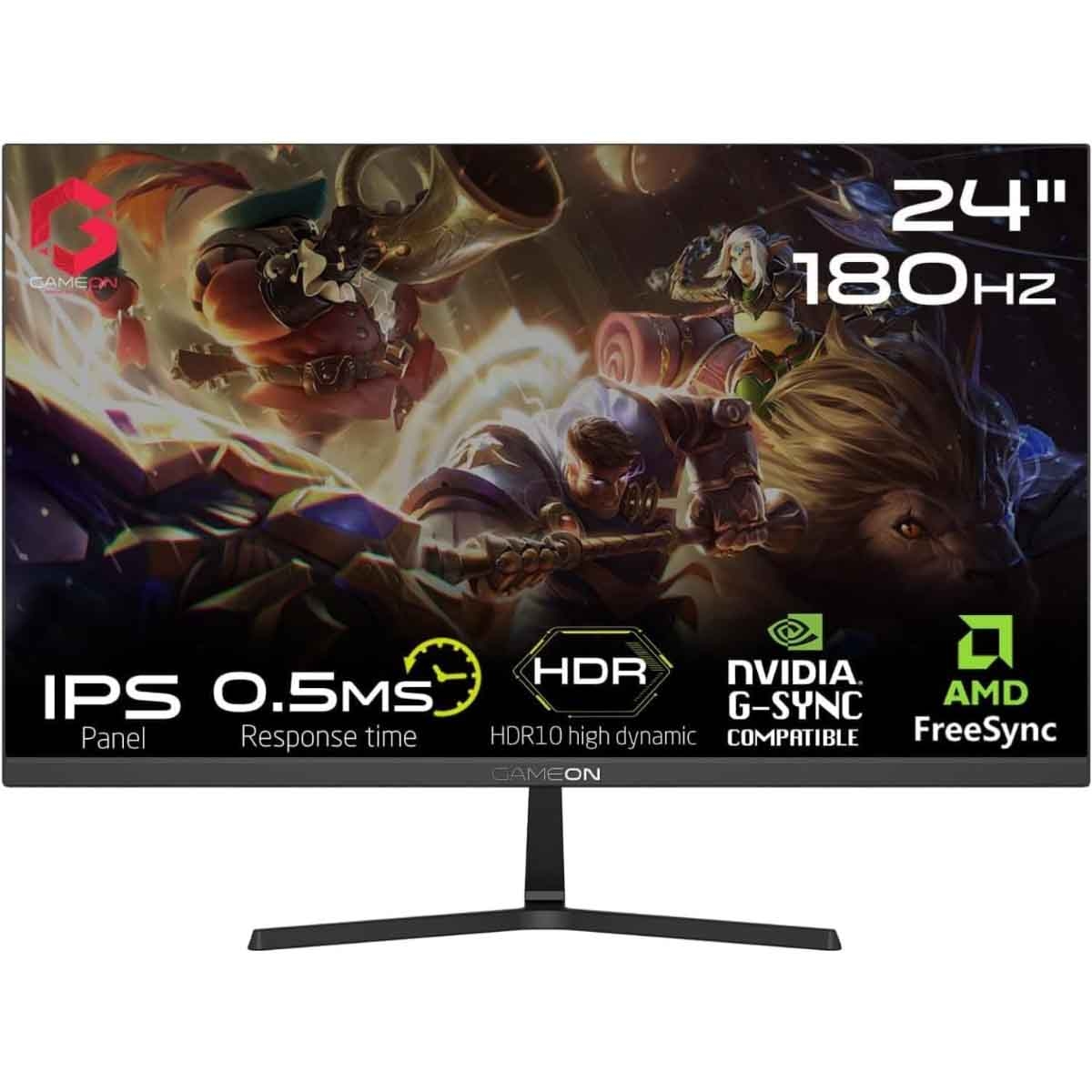 جيم أون شاشة ألعاب FHD بحجم 24" 180Hz Fast IPS موديل GOPS24180IPS