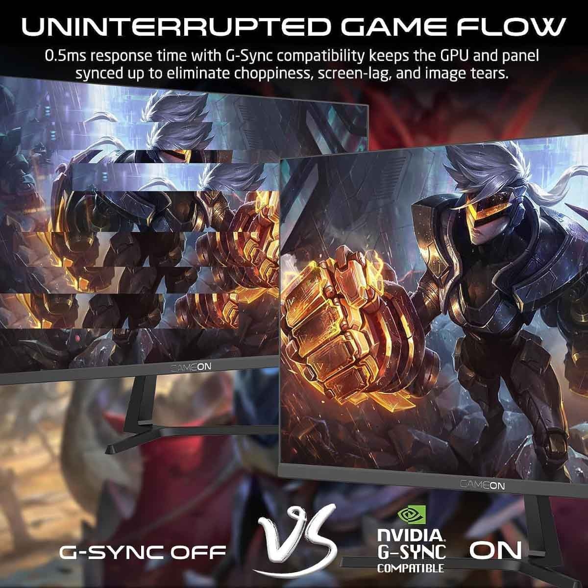 جيم أون شاشة ألعاب FHD بحجم 24" 180Hz Fast IPS موديل GOPS24180IPS