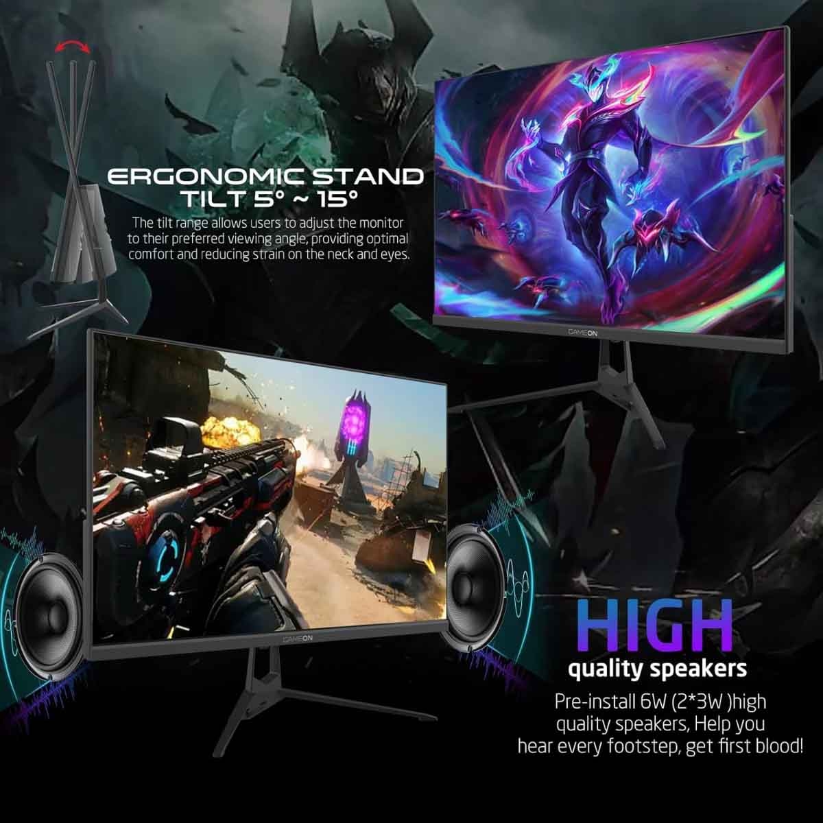 Game On 27" GOES27FHD120IPS FHD 120Hz IPS Gaming Monitor