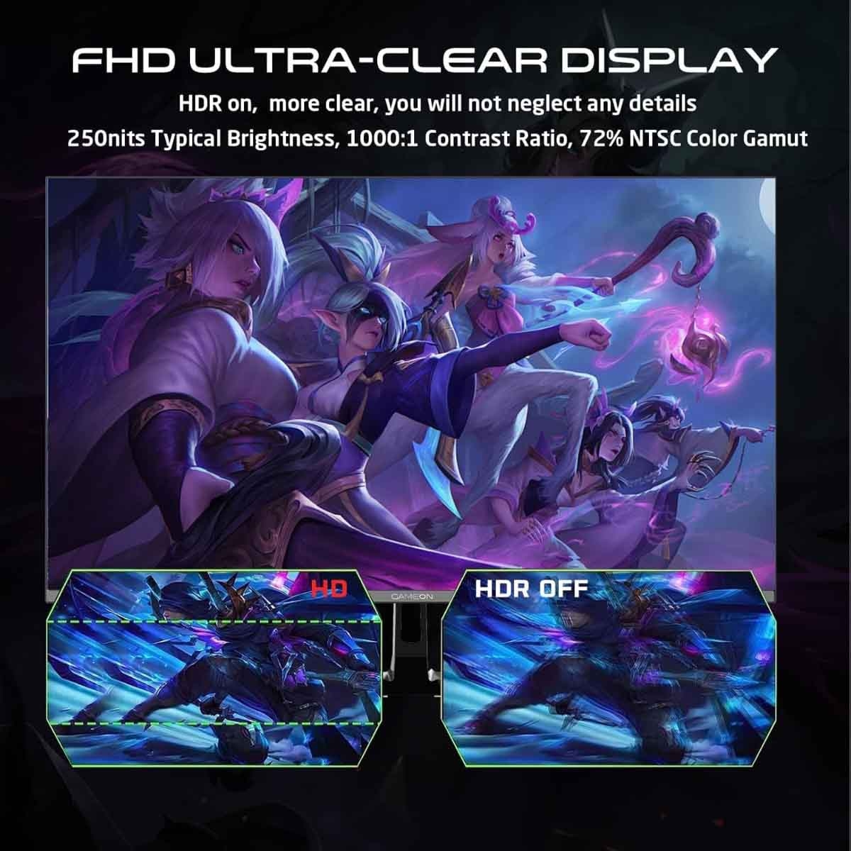 جيم أون شاشة ألعاب FHD بحجم 27" 180Hz Fast IPS موديل GOPS27180IPS