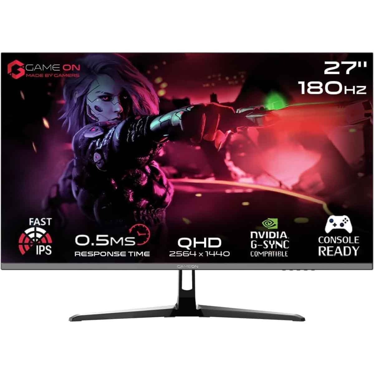 Game On 27" GOPS27QHD180IPS QHD 180Hz Fast IPS Gaming Monitor
