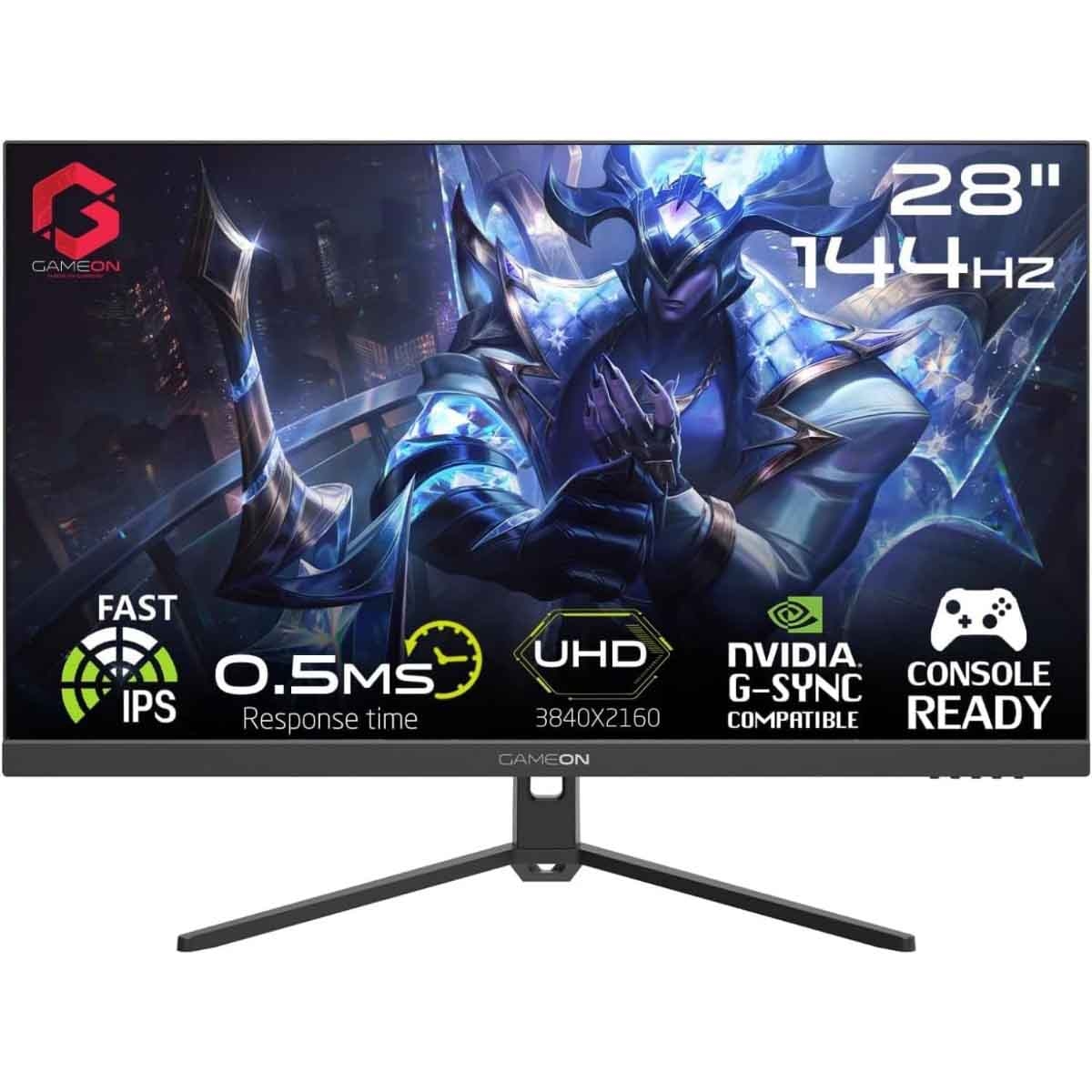 جيم أون شاشة ألعاب 4K UHD بحجم 28" 144Hz موديل GOP28UHD144IPS