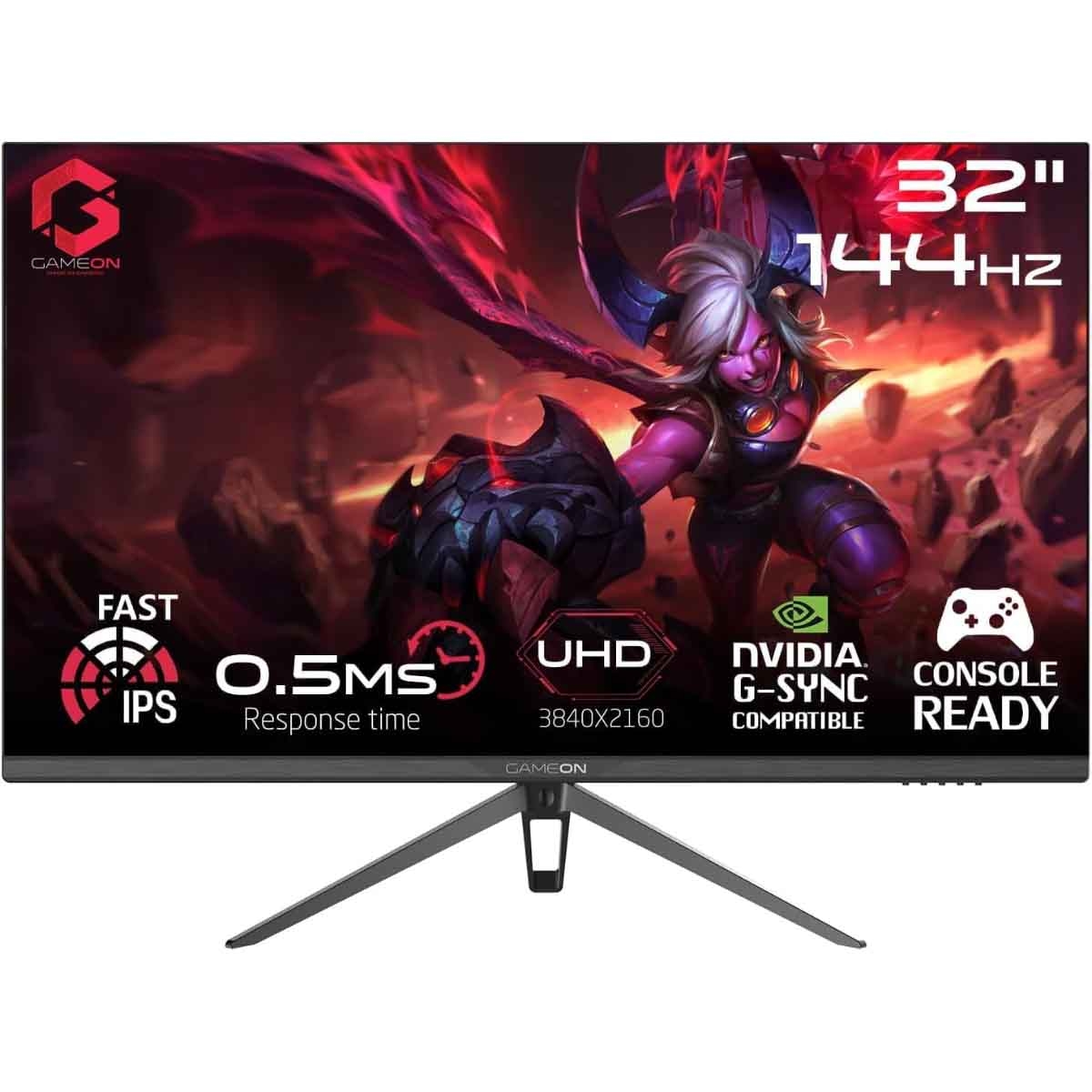 جيم أون شاشة ألعاب UHD بحجم 32" 144Hz IPS موديل GOP32UHD144IPS