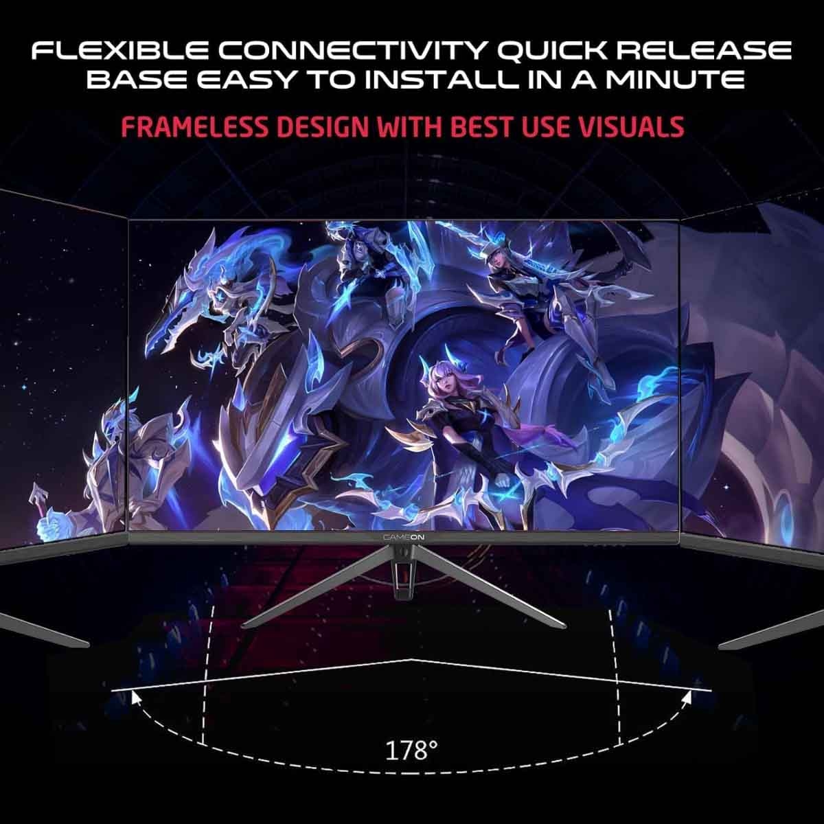 جيم أون شاشة ألعاب UHD بحجم 32" 144Hz IPS موديل GOP32UHD144IPS