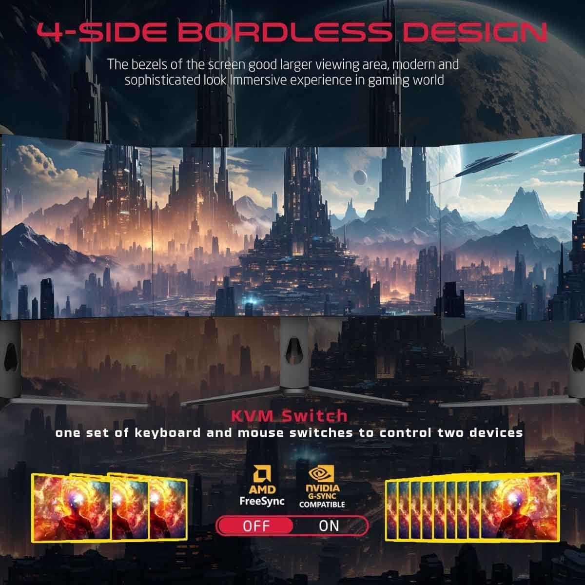 Game On Black 27" GO27OLED2K Signature X Series OLED QHD 240Hz IPS Gaming Monitor