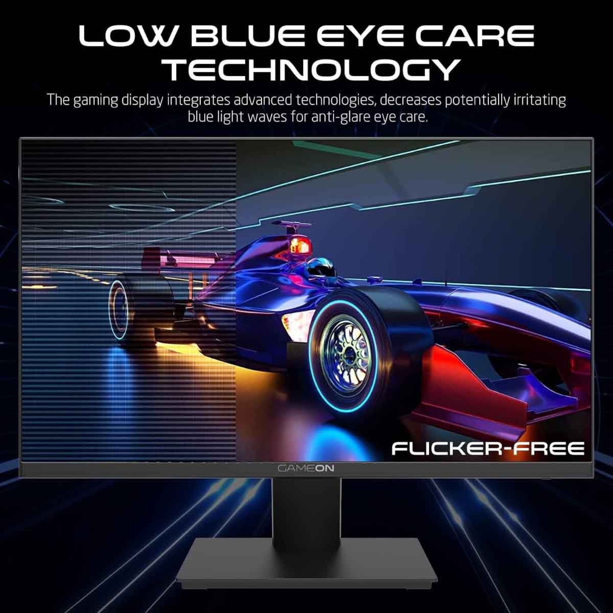 جيم أون شاشة ألعاب FHD بحجم 27" 75Hz VA سوداء موديل GOE27FHD75VA