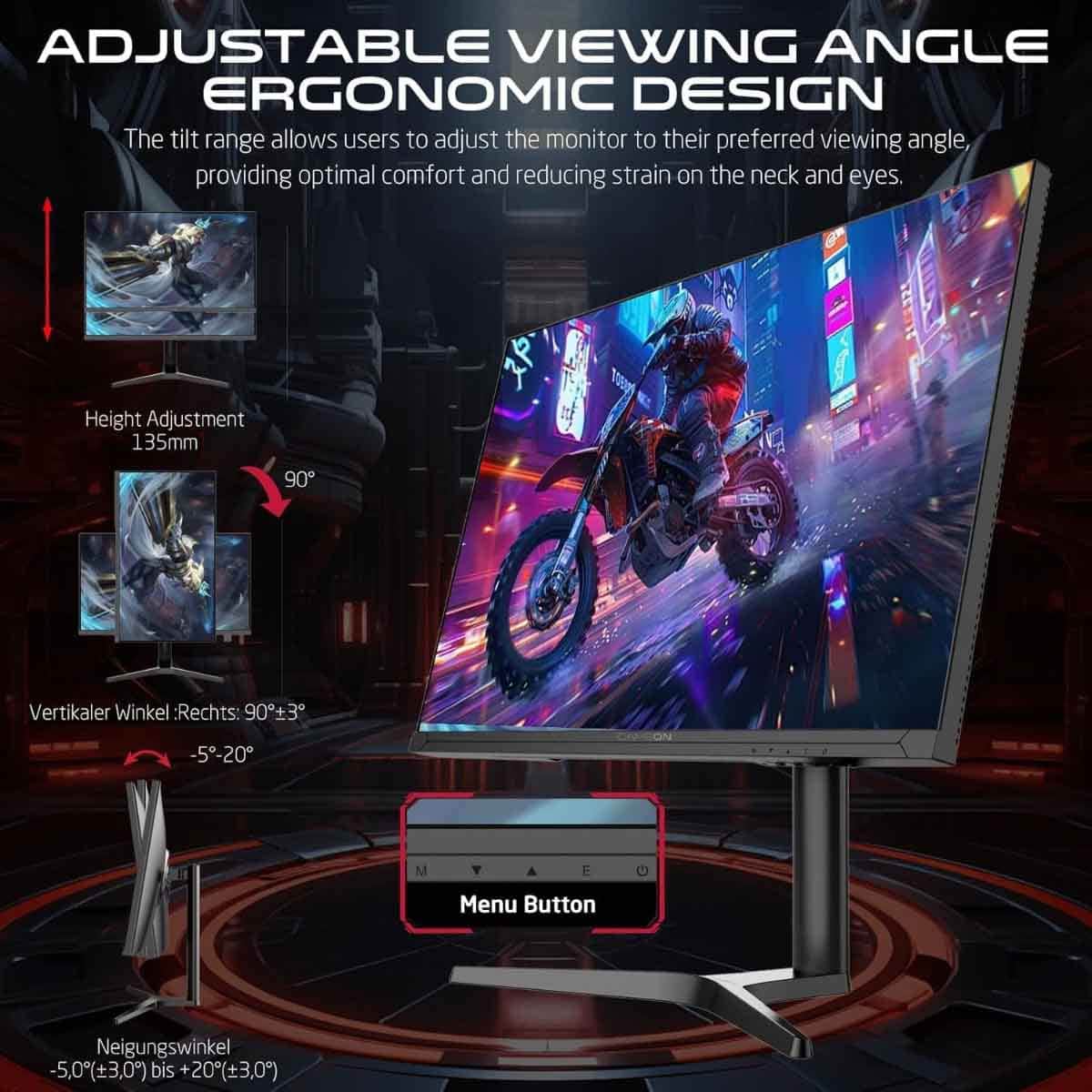 Game On Black 27" GOTX27FHD540IPS FHD 540Hz Fast IPS Gaming Monitor