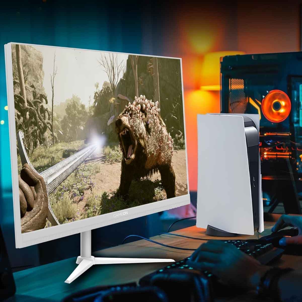 جيم أون شاشة ألعاب 4K UHD بحجم 27" 320Hz Fast IPS سوداء