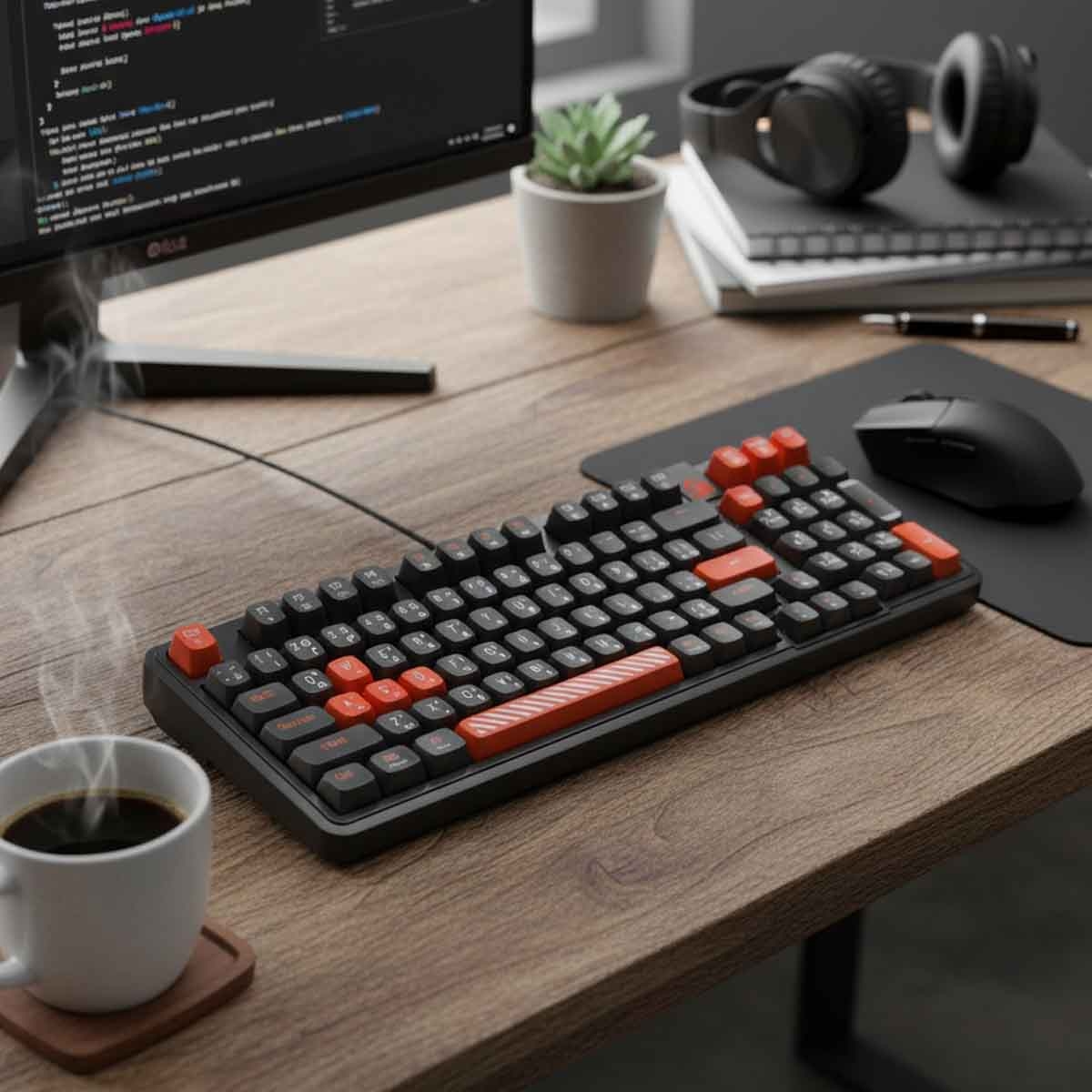 جامرتك أسود لوحة مفاتيح ألعاب أركيد كيز