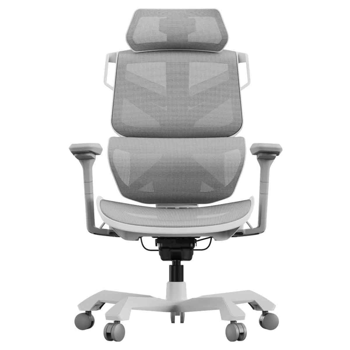 GamerTek White Elite Commander Gaming Chair