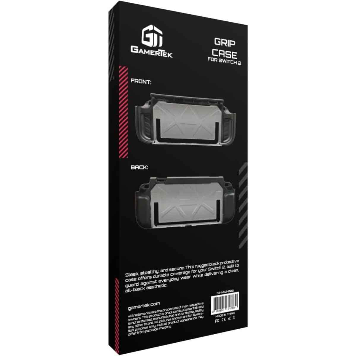 GamerTek Black Grip Case For Nintendo Switch 2