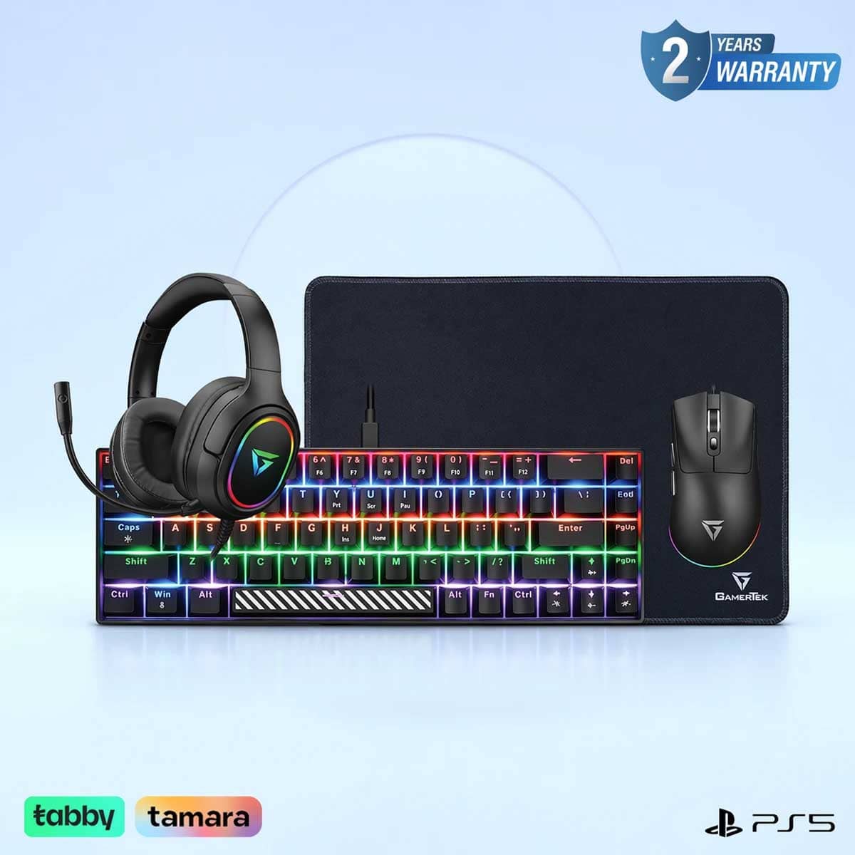 GamerTek Black Power Pack V2 4-in-1 Gaming Bundle