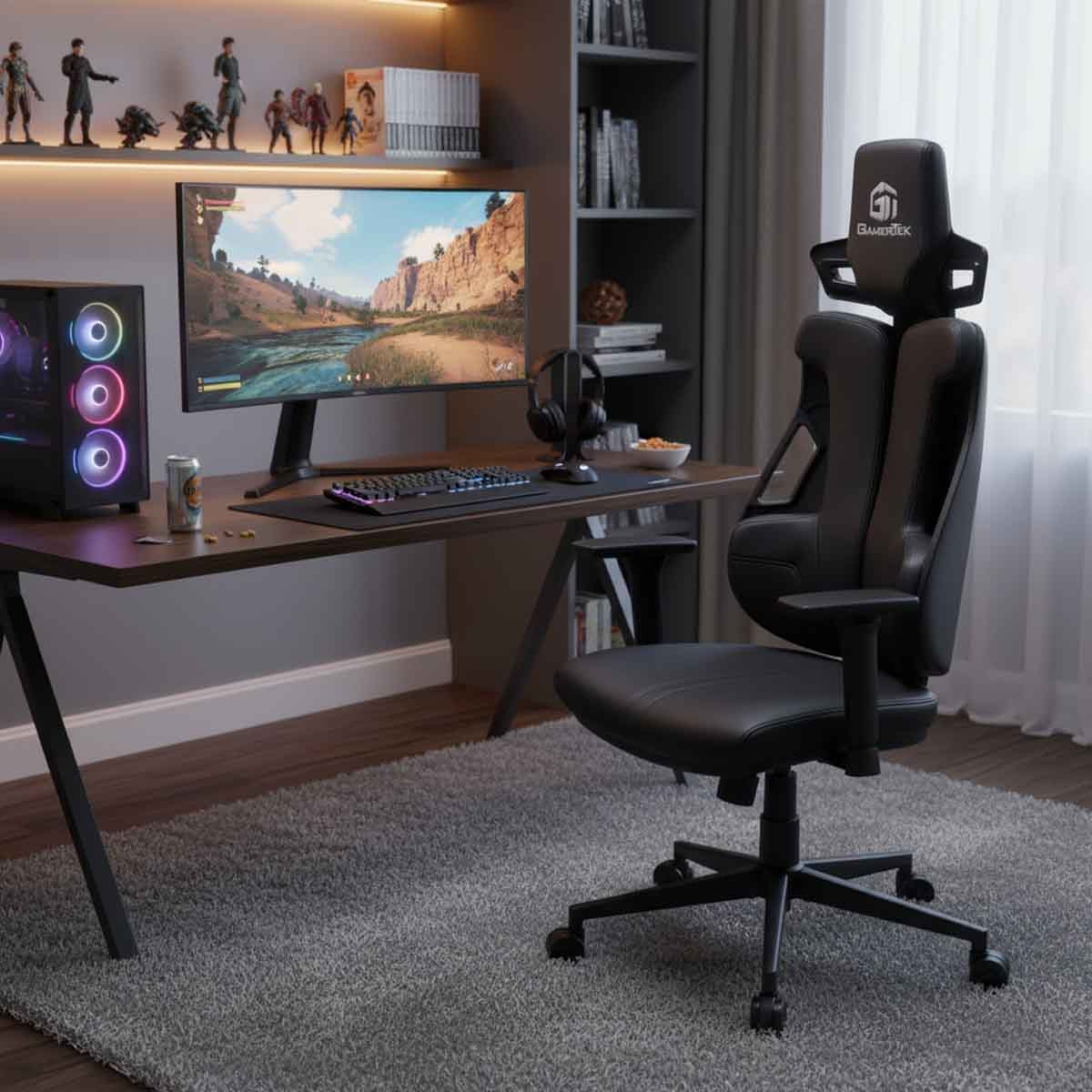 GamerTek Fabric Edition Galactic Guardian Gaming Chair
